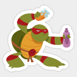 Dishes Turtle Sticker